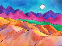 Water Color Dunes